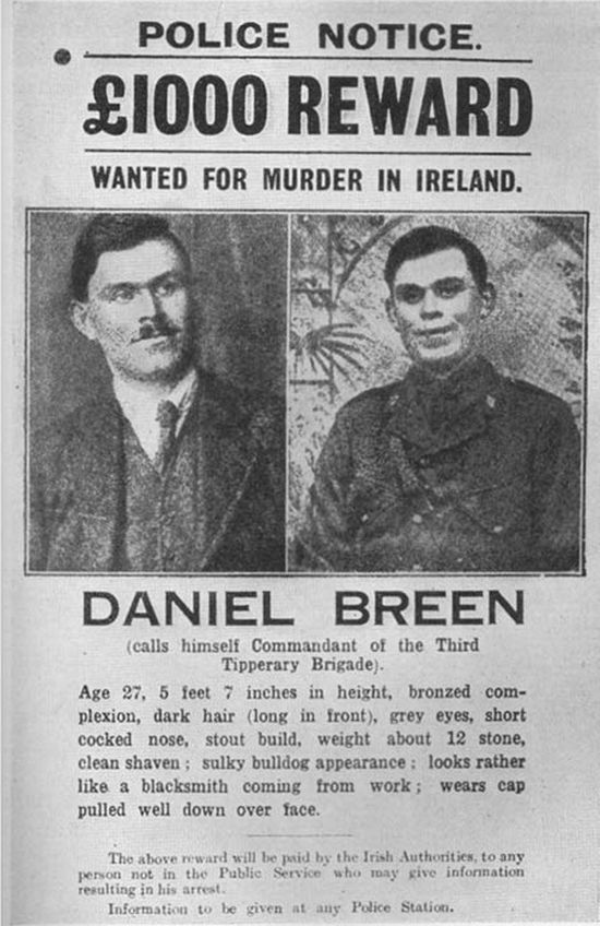 The top five most wanted Irishmen in history › Bernard’s